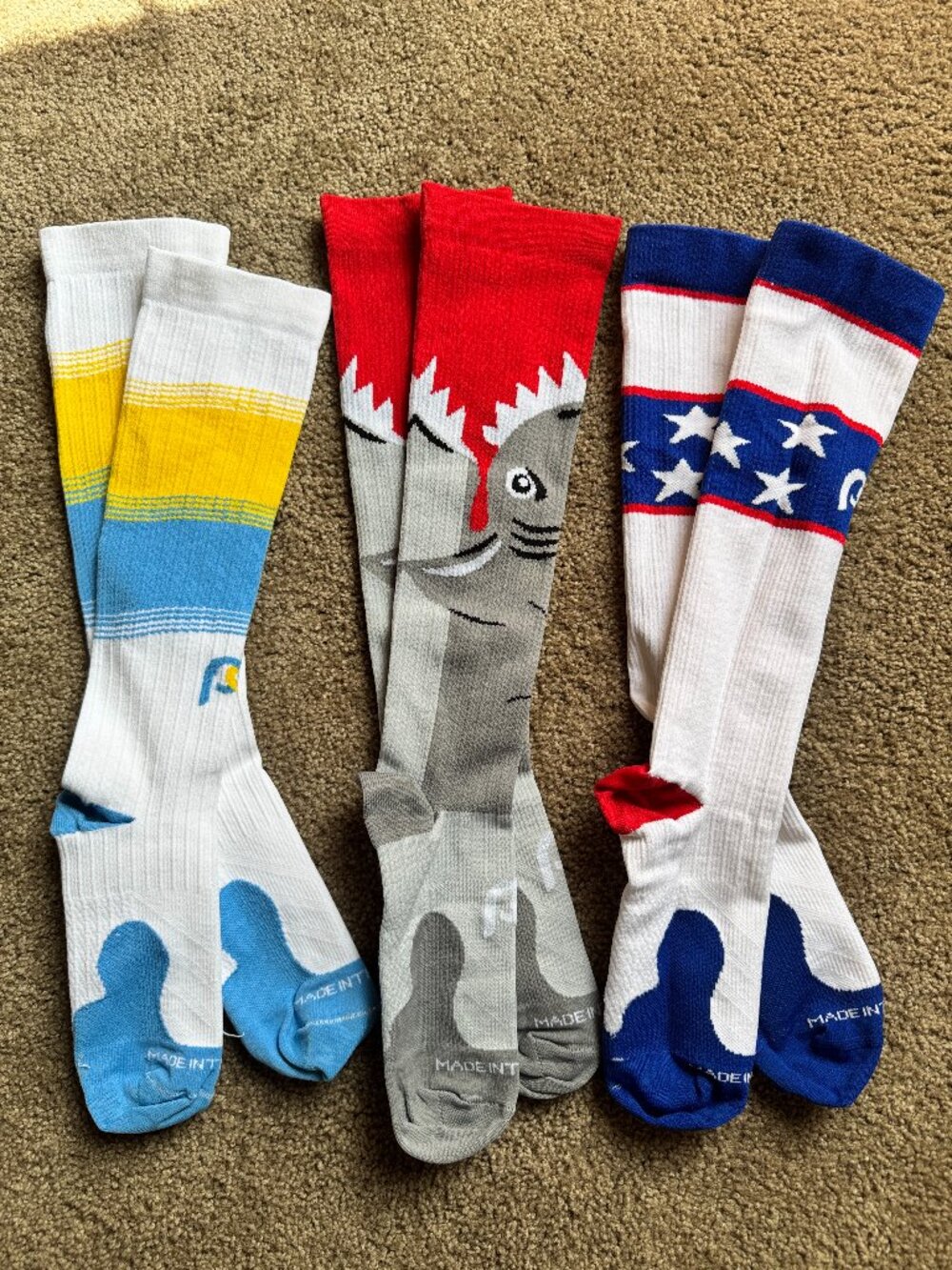 Pack of Three SM/MED Pro Compression Socks, Like New